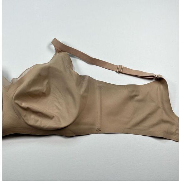 Honeylove Crossover Bra - Sculpting Lift Support Comfort Tan Nude Size Large - Picture 6 of 8